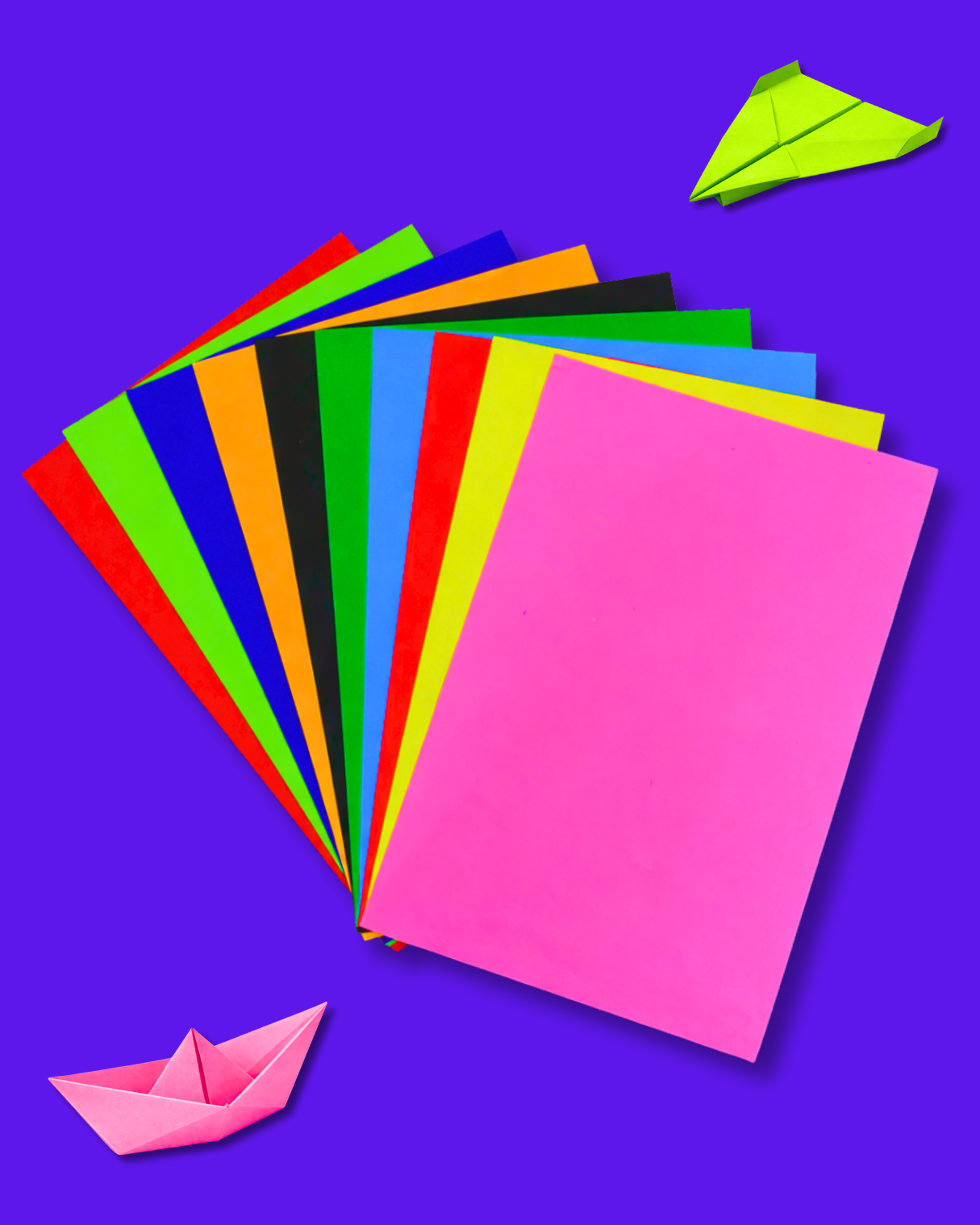 Origami Colour Paper (A4) by Glowkus