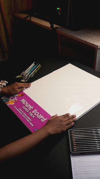 Canvas Textured Mount Board for Artists & Painting